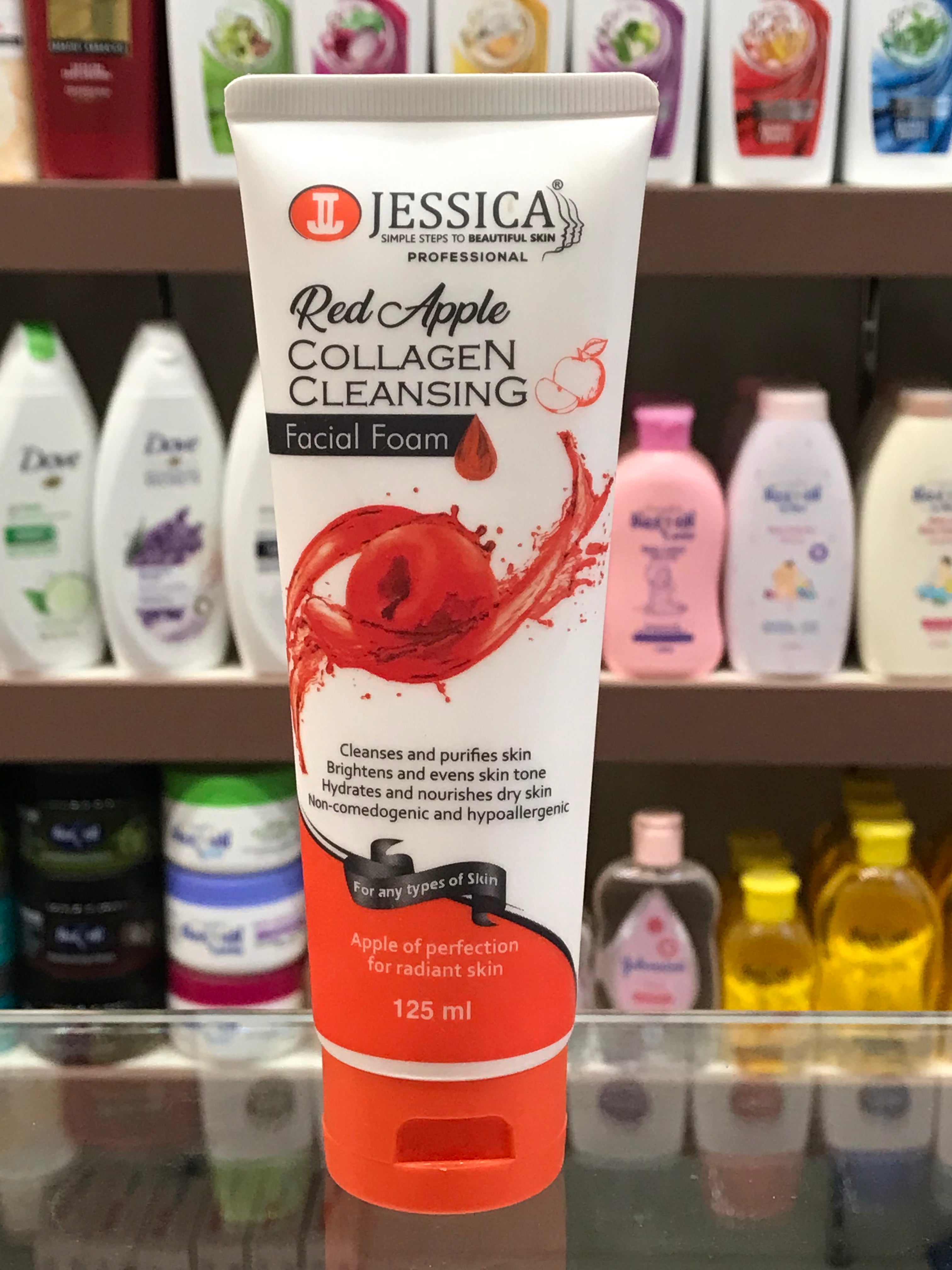 Jessica Red Apple Collagen Cleasing Face Wash